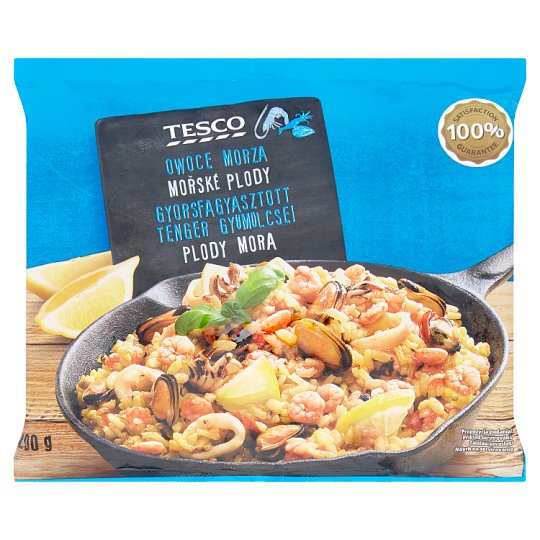 Tesco gyorsfagyasztott tenger gyümölcsei 200 g