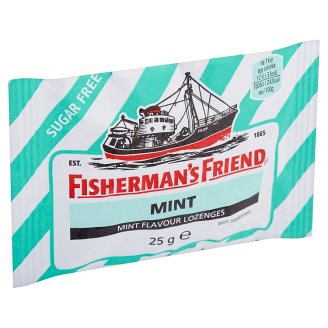 Fisherman's Friend cukormentes borsmenta ízű töltetlen keménycukorka édesítőszerekkel 25 g