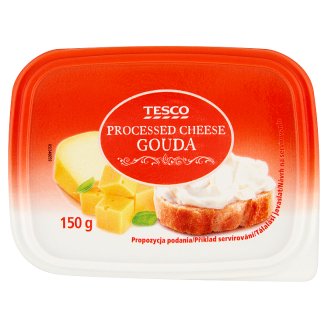 Tesco gouda sajtos, zsíros, kenhető, ömlesztett sajtkészítmény 150 g