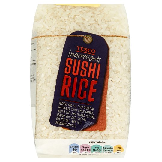 Tesco olasz kerekszemű sushi rizs 500 g Tesco Online, Tesco Otthonról
