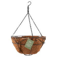 Tesco Outdoor kókuszrosttal bélelt függőkosár 30 cm