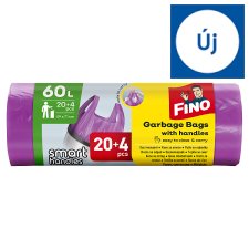 Fino Smart Handles Garbage Bags 60 l 20 + 4 pcs