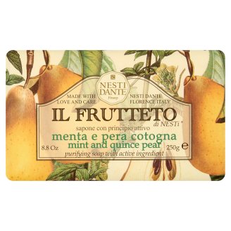 Nesti Dante Il Frutteto Mint and Quince Pear natúrszappan 250 g