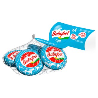 Mini Babybel Light félzsíros félkemény sajt viaszbevonatban 4 db 80 g