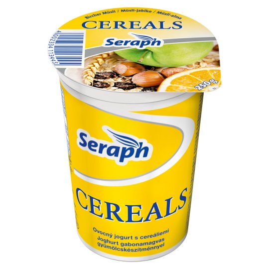 Seraph müzlis-almás joghurt gabonamagvas gyümölcskészítménnyel 250 g