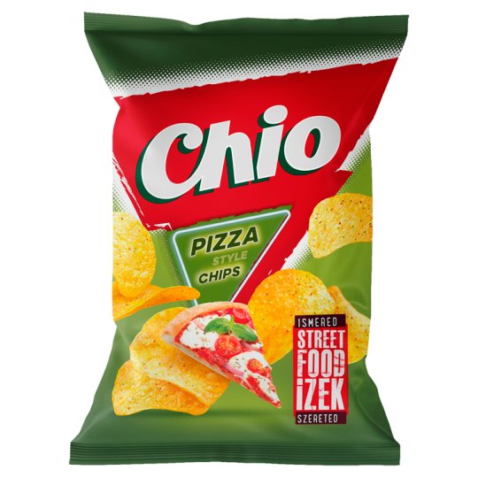 Chio Street Food Ízek pizza ízű burgonyachips 70 g
