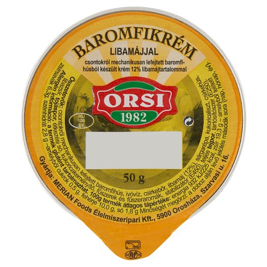 Orsi Poultry Cream with Goose Liver 50 g