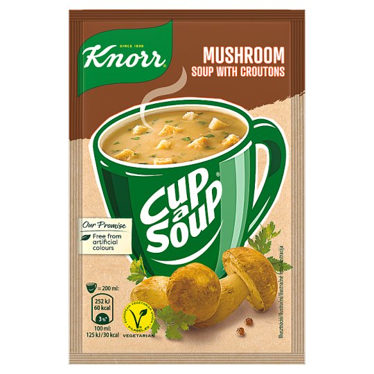 Knorr Cup a Soup vargányakrémleves zsemlekockával 15 g