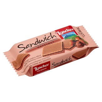 Loacker Sandwich ropogós ostya mogyorókrémmel töltve 25 g