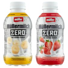 Müller Müllermilch Zero zsírszegény tejital édesítőszerekkel 400 g