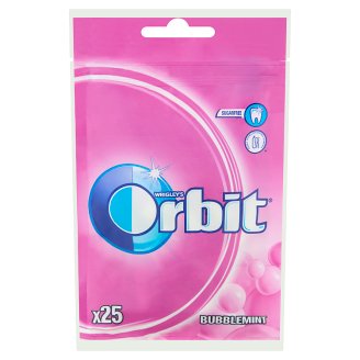 Orbit Bubblemint gyümölcs- és mentaízű cukormentes rágógumi édesítőszerrel 35 g