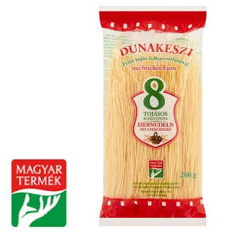 Dunakeszi cérnametélt 8 tojásos száraztészta 200 g