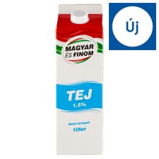 Magyar és Finom tej 1,5% 1 l