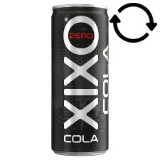 XIXO Cola Zero Cola Flavored Carbonated Soft Drink with Sugar and Sweetener 250 ml