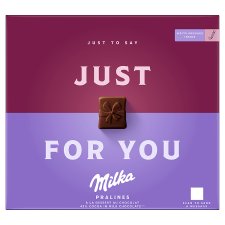 Milka Just for You Milk Chocolate Praline with Cocoa Filling 110 g