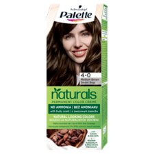 Palette Permanent Naturals Color ápoló krémhajfesték 4-0 (700) középbarna