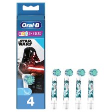 Oral-B Kids Star Wars Pótfej Elektromos Fogkeféhez Braun Tervezéssel, 4 db Fogkefefej