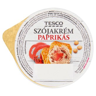 Tesco paprikás szójakrém 113 g