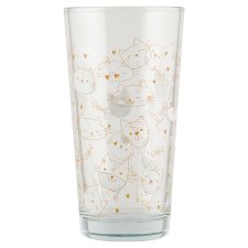 Cica mintás üveg pohár 370 ml