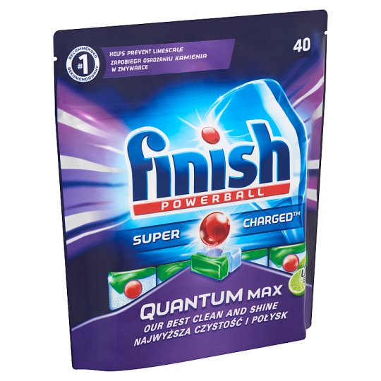 Finish Quantum Max Apple Lime Blast Dishwasher Tablets 40 pcs Tesco