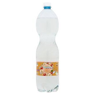 Tesco Aquafruct Energy Water fehéreper-alma ízű szénsavas üdítőital koffeinnel 1,5 l