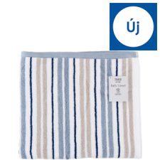 Tesco Home Stripe Bath Towel 70 cm x 127 cm