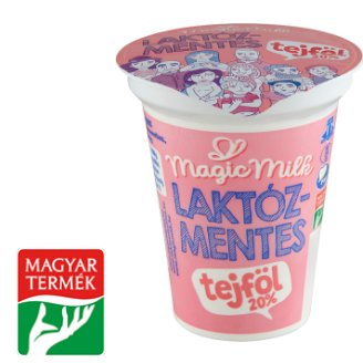 Magic Milk laktózmentes, homogénezett, élőflórás tejföl 20% 150 g