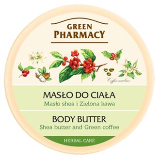 Green Pharmacy shea vaj és zöld kávé tartalmú testvaj 200 ml