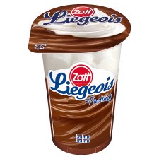 Zott Liegeois Cocoa Pudding with Whipped Cream 175 g
