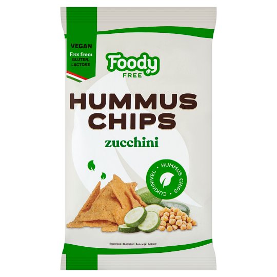 Foody Free Hummus Chips with Zucchini 50 g Tesco Online, Tesco From