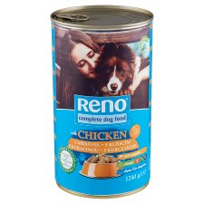 Reno teljes értékű állateledel felnőtt kutyák számára csirkével szószban 1240 g