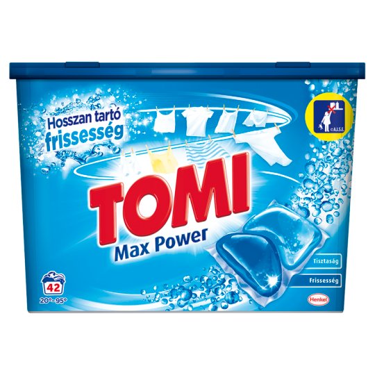 Tomi Max Power mosókapszula 42 mosás 840 g