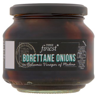 Tesco Finest Borettane hagyma modenai balzsamecetben extra szűz olívaolajjal 300 g