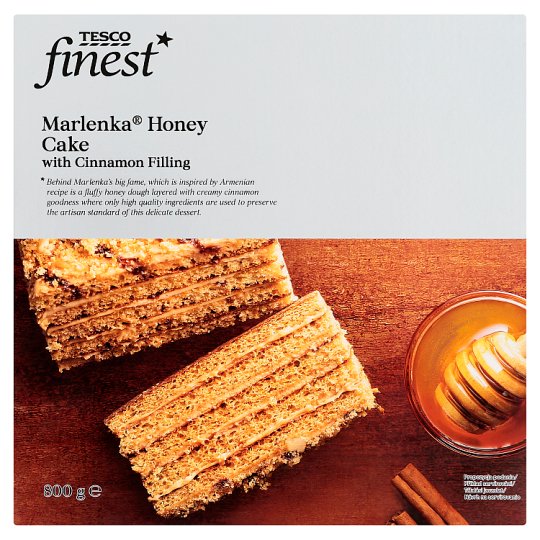 Tesco Finest Marlenka mézes sütemény fahéjas töltelékkel 800 g