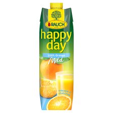 Rauch Happy Day Mild 100% Orange Juice with Calcium 1 l