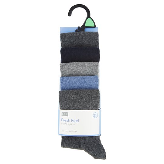 image 1 of F&F Men Socks 5 Pairs/Pack, 39-43, Multicolor