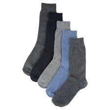 F&F Men Socks 5 Pairs/Pack, 39-43, Multicolor - Tesco Online, Tesco ...