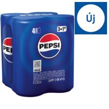 Pepsi Pepsi colaízű szénsavas üdítőital cukorral és édesítőszerekkel 4 x 330 ml