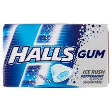 Halls borsmentaízű cukormentes rágógumi édesítőszerekkel 18 g
