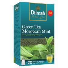 Dilmah Moroccan Mint Green Tea 20 Tea Bags 30 g