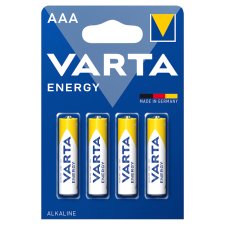 Varta Energy AAA LR03 1,5 V nagy teljesítményű alkáli elem 4 db