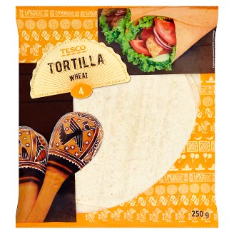 Tesco búzalisztből készült tortilla lapok 4 db 250 g