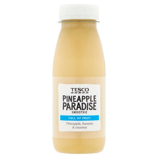 Tesco Fruit Drink with Pineapple Juice, Banana Puree and Coconut Milk