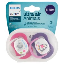 Philips Avent Ultra Air Animals játszócumi 6-18 hónap 2 db