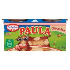 Dr. Oetker Paula Chocolate Flavoured Pudding with Choco Nut Flavoured Pudding 2 x 100 g