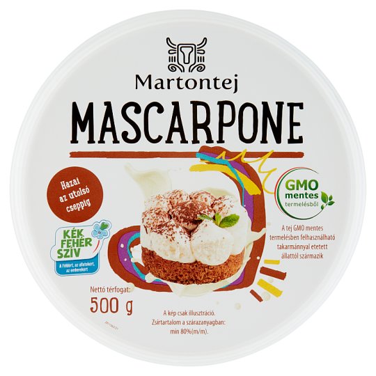 Martontej Mascarpone tejszínes zsírdús krémsajt 500 g