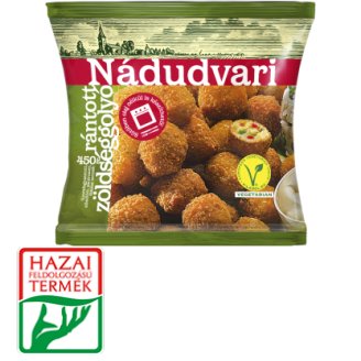 Nádudvari gyorsfagyasztott rántott zöldséggolyó 450 g