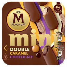 Magnum Mini Double Caramel & Double Chocolate Ice Cream 6 pcs 330 ml