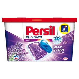 Persil Color Duo Caps gél mosószer kapszula színes ruhákhoz, levendula illattal 14 mosás