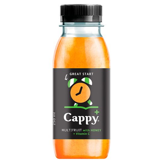 Cappy Plus Great Start vegyesgyümölcslé C-vitaminnal és mézzel 250 ml